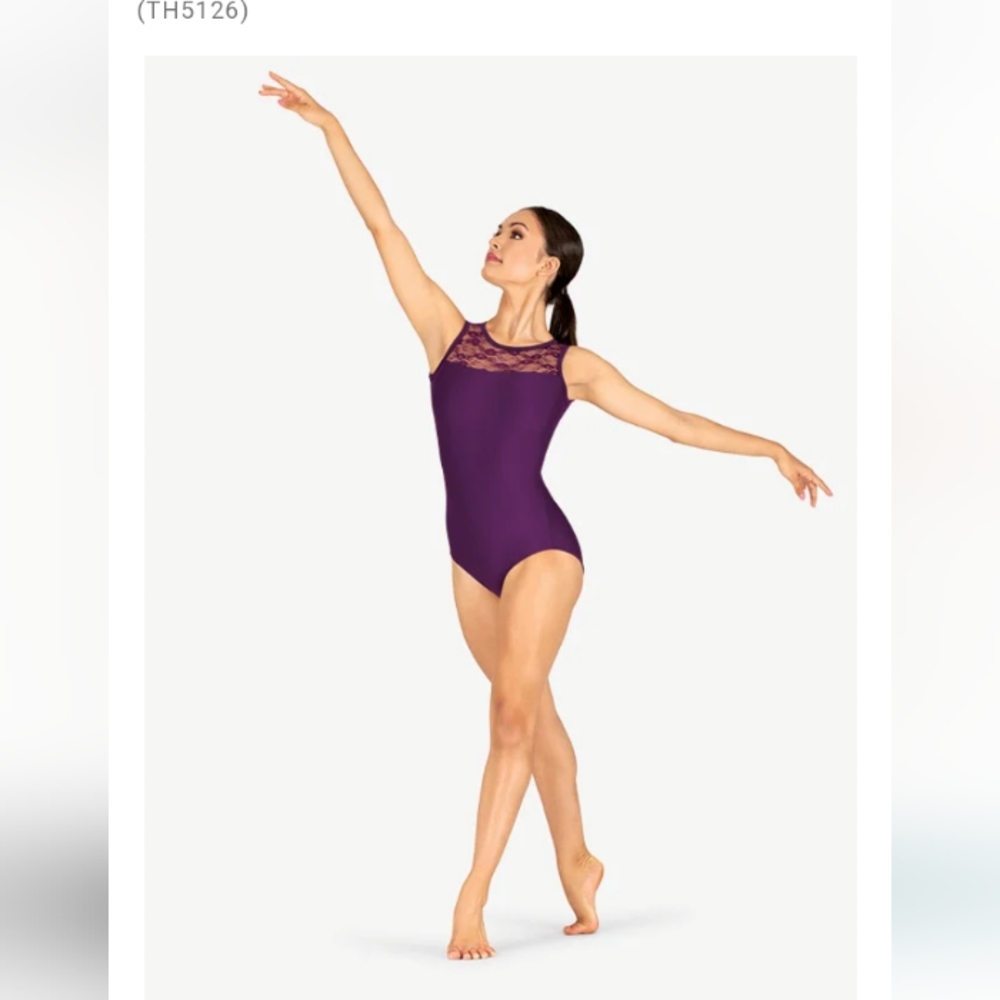 Lace Insert Tank Leotard